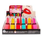 Présentoir de 24 (soit 0,81€ unité) Rouges à lèvres colorés Magic