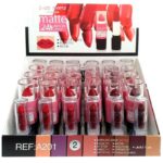 Présentoir de 24 (soit 0,93€ unité) Rouges à lèvres Mats 24h