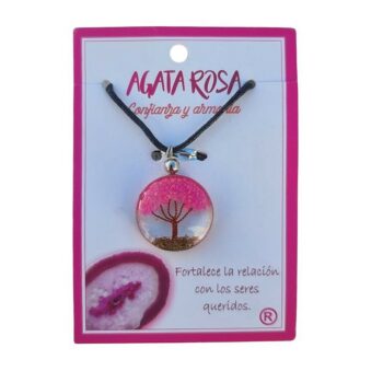 Mélange varié de 5 (3,50€ pièce) : Colliers Isithériques en Forme d'Arbre de Vie avec Pierres de Couleur – Image 4