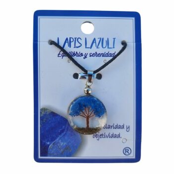 Mélange varié de 5 (3,50€ pièce) : Colliers Isithériques en Forme d'Arbre de Vie avec Pierres de Couleur – Image 2