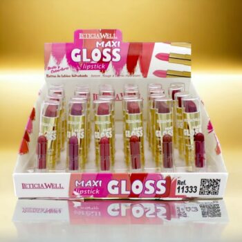 Présentoir de 24 (soit 0,74€ l'unité) : Rouge à lèvres Maxi gloss – Image 3