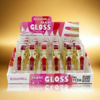 Présentoir de 24 (soit 0,74€ l'unité) : Rouge à lèvres Maxi gloss – Image 3