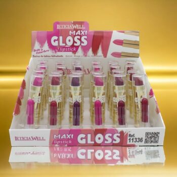 Présentoir de 24 (soit 0,74€ l'unité) : Rouge à lèvres Maxi gloss – Image 2