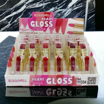 Présentoir de 24 (soit 0,74€ l'unité) : Rouge à lèvres Maxi gloss – Image 2