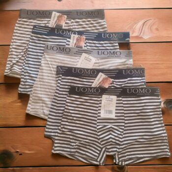 Lot mélangé de 24 (soit 1,20€ unité) : Boxers à rayures M au XXXL - Collection Trendy – Image 2