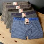 Lot mélangé de 24 (soit 1,20€ unité) : Boxers à rayures M au XXXL - Collection Trendy