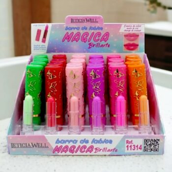 Présentoir de 24 (soit 0,84€ l'unité) : Rouge à lèvres MAGIC BRILLANTS