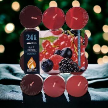 Lot de 6 paquets de 18 bougies (soit 2,08€ les 18) - Fruits des bois