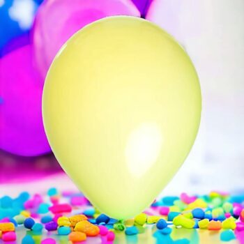 Lot de 12 (Soit 0,67€ le paquet) : Paquets de 10 Ballons Verts - 23cm – Image 3