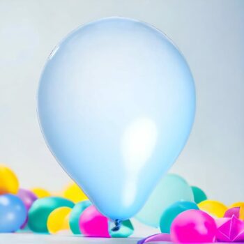 Lot de 12 (Soit 0,67€ le paquet) : Paquets de 10 Ballons Bleus - 23cm