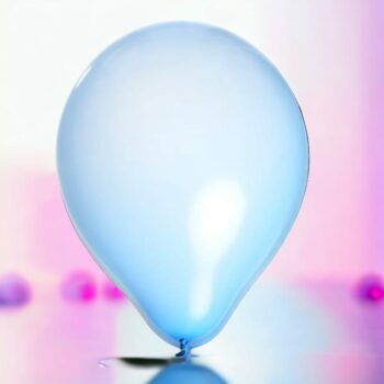 Lot de 12 (Soit 0,67€ le paquet) : Paquets de 10 Ballons Bleus - 23cm – Image 3