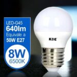 Lot de 10 ampoules 640lm LED 8W (soit 1,57€ l'unité)