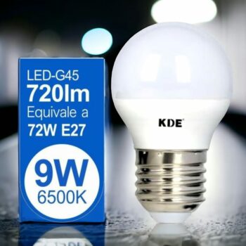Lot de 10 ampoules 720lm LED 9W (soit 1,63€ l'unité)