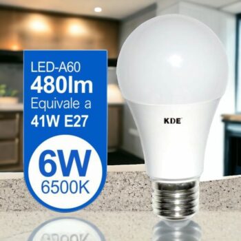 Lot de 10 ampoules 480lm LED 6W (soit 1,27€ l'unité)