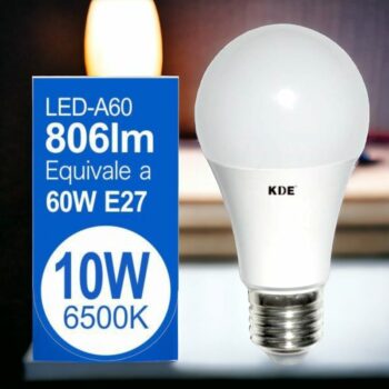 Lot de 10 ampoules 806lm LED 10W (soit 1,48€ l'unité)