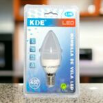 Lot de 12 ampoules 480lm LED 6W (soit 1,42€ l'unité)