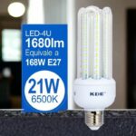 Lot de 10 ampoules 1680lm LED 21W (soit 6,15€ l'unité)