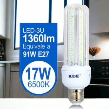 Lot de 10 ampoules 1360lm LED 17W (soit 5,10€ l'unité)