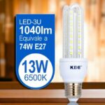 Lot de 10 ampoules 1040lm LED 13W (soit 4,12€ l'unité)