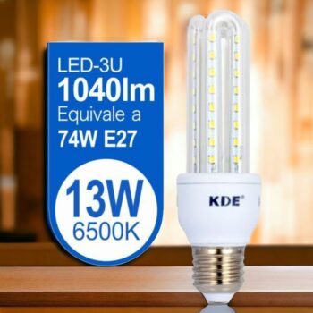 Lot de 10 ampoules 1040lm LED 13W (soit 4,12€ l'unité)