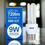 Lot de 10 ampoules 720lm LED 9W (soit 3,37€ l'unité)