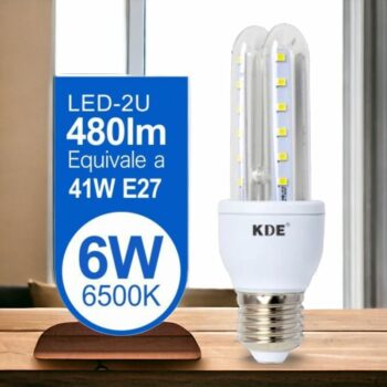 Lot de 10 ampoules 480lm LED 6W (soit 2,62€ l'unité)