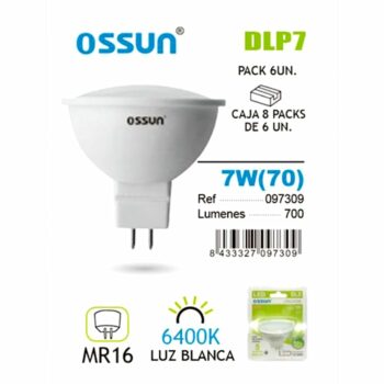 Lot de 6 ampoules encastrables 700lm LED 7W (soit 2,68€ l'unité) – Image 2