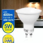 Lot de 10 ampoules encastrables 400lm LED 5W (soit 1,53€ l'unité)
