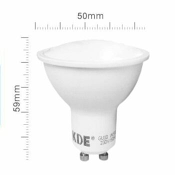 Lot de 10 ampoules encastrables 510lm LED 7W (soit 1,87€ l'unité) – Image 2