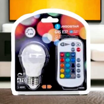 Lot de 6 ampoules RGB LED 4.8W (soit 5,92€ l'unité) – Image 2