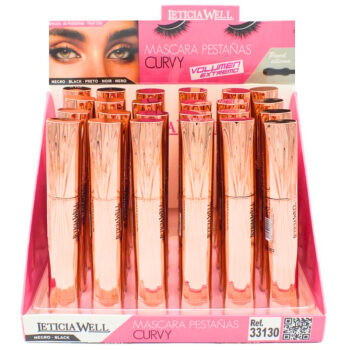Présentoir de 24 (soit 1,22€ l'unité) : Mascara noir "CURVY VOLUME EXTREM"