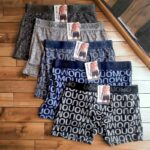 Lot mélangé de 48 (soit 1,08€ unité) : Boxers Bleus/Gris/Noirs à motifs M au XXXL - Collection UrbanSculpt