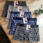 Lot mélangé de 96 (soit 0,85€ unité) : Boxers Bleus/Gris/Noirs à motifs M au XXXL - Collection UrbanSculpt
