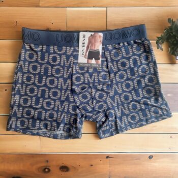Lot mélangé de 144 (soit 0,80€ unité) : Boxers Bleus/Gris/Noirs à motifs M au XXXL - Collection UrbanSculpt – Image 9