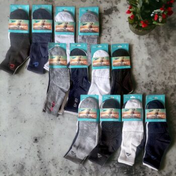Lot mélangé de 60 (soit 0,42€ la paire) : Chaussettes sport homme mi-hautes - Collection SwiftMax Sport – Image 2