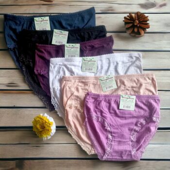 Lot mélangé de 24 (soit 1€ unité) : Culottes unies S/M au XXXL - Collection ClassicComfort