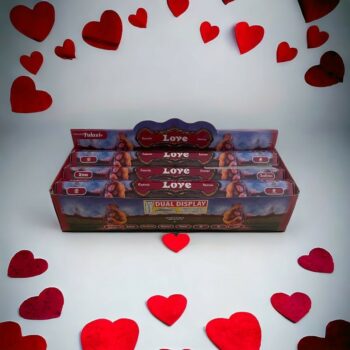 Présentoir de 6 boîtes de 20 encens (0,52€ la boite de 20): Sticks d'encens - Love – Image 2