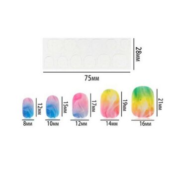 Lot de 12 packs (Soit 0,97€ le pack) de 10 Faux-Ongles et Adhésif – Image 3