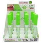 Présentoir de 12 (0,87€ pièce) : Gloss à lèvres transparent ALOE VERA