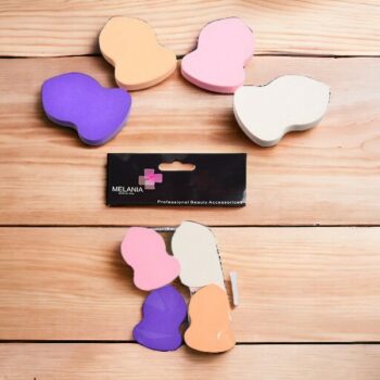 Pack de 12 blisters de 4 éponges (soit 0,72€ les 4) : Éponges professionnelles de maquillage - pack de 17x12cm – Image 2