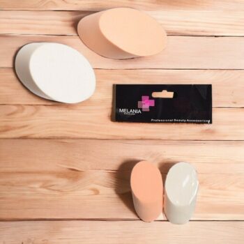 Pack de 12 blisters de 2 éponges : Éponges professionnelles de maquillage - pack de 17x12cm – Image 2