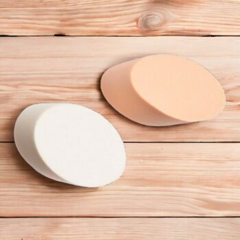 Pack de 12 blisters de 2 éponges : Éponges professionnelles de maquillage - pack de 17x12cm