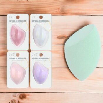 Pack de 12 (soit 1,25€ unité) : Éponges professionnelles de maquillage - 65x40mm – Image 2