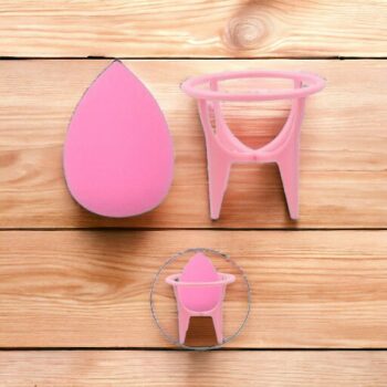 Pack de 12 (soit 1,45€ unité) : Éponges professionnelles de maquillage avec Support