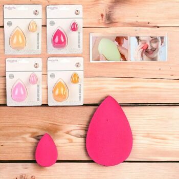 Pack de 12 blisters de 2 éponges (soit 1,25€ les 2) : Éponges professionnelles de maquillage – Image 2