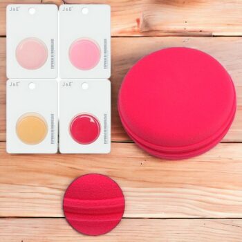 Pack de 12 (soit 1,19€ unité) : Éponges rondes professionnelles de maquillage - 50mm – Image 2