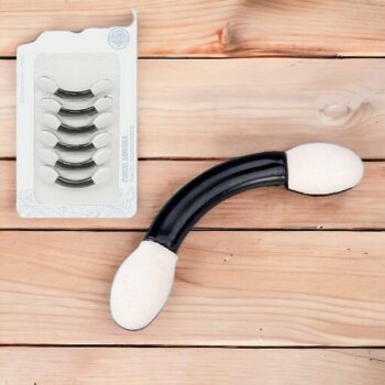 Pack de 24 Blisters de 6 (soit 0,75€ les 6) : Pinceaux mousse pour yeux - 46x9mm – Image 2
