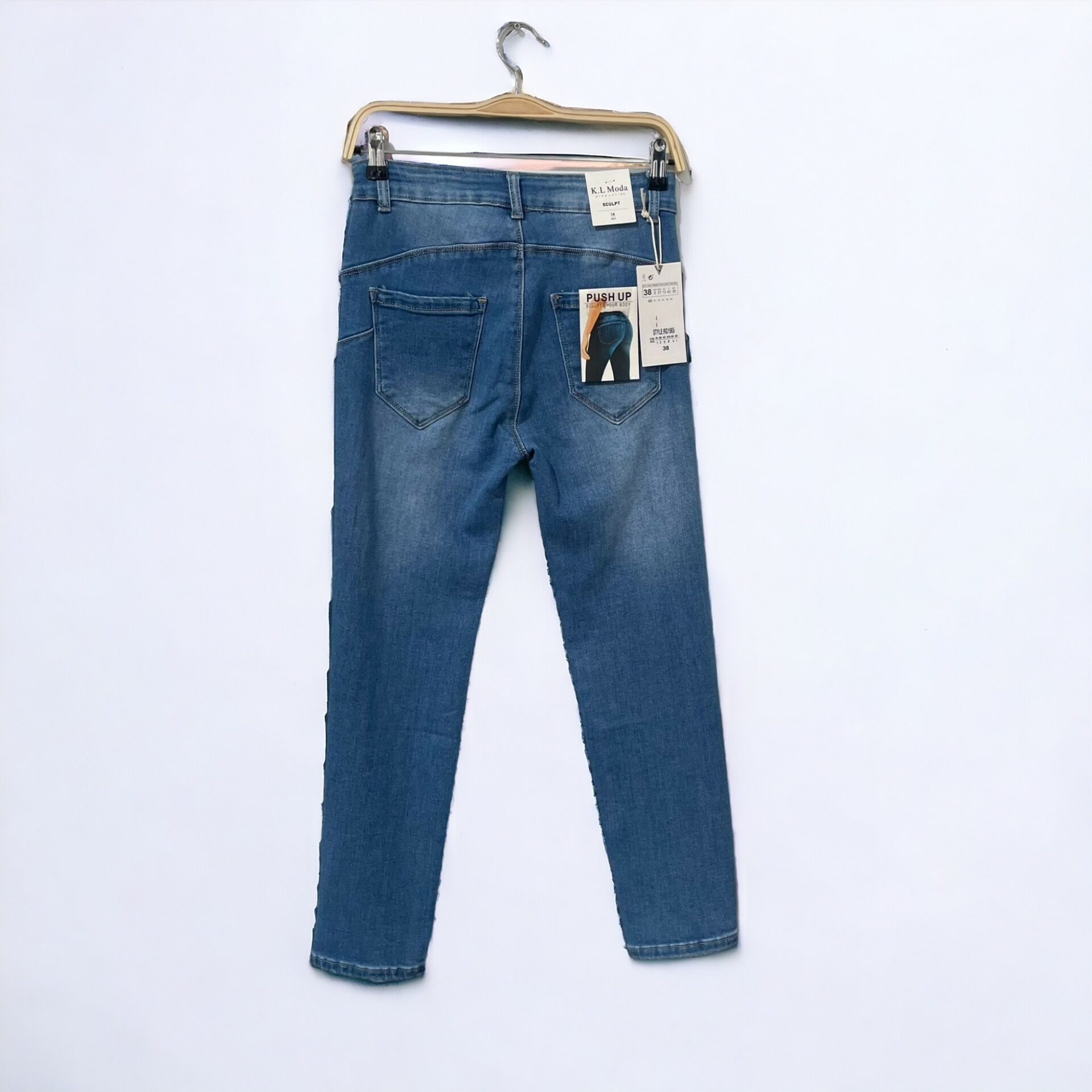 jeans femme grossiste de france distribution (24)- Lot de 10 Jeans femme (Soit 10,60€ pièce) Push-Up - 38 au 48 – Image 3