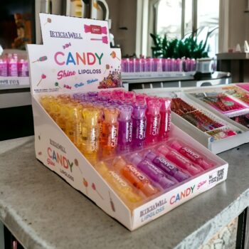 Présentoir de 36 (soit 0,99€ l'unité) : Gloss brillant et hydratant Candy Shine – Image 6