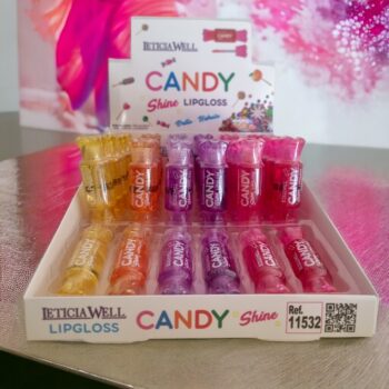 Présentoir de 36 (soit 0,99€ l'unité) : Gloss brillant et hydratant Candy Shine – Image 5